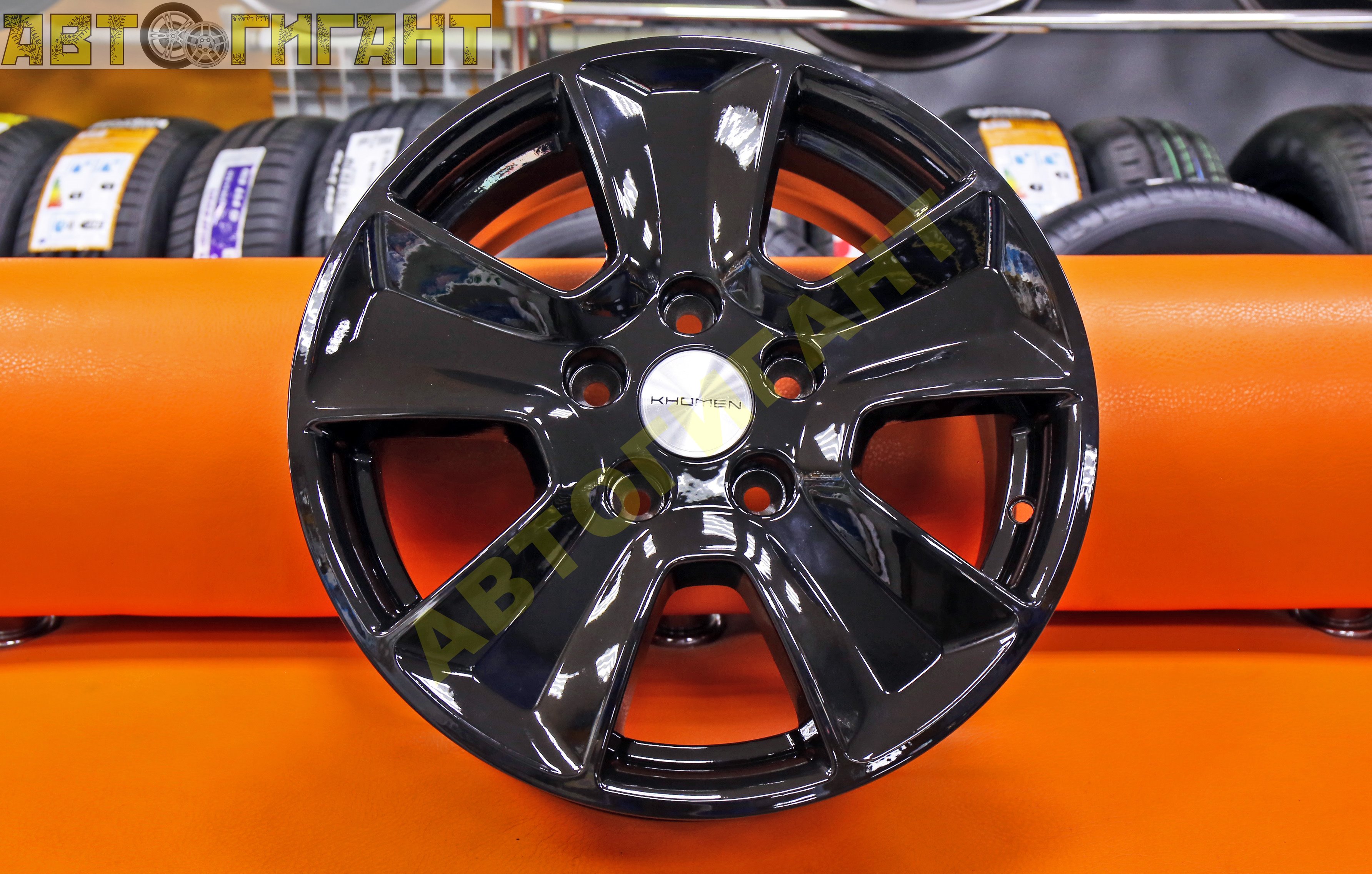 Диск литой Khomen Wheels (KHW1601 Duster) R16*6.5 5*114,3 ET+50 ЦО 66,1мм  BLACK купить в Барнауле и Бийске